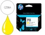HP 711 Multipack de 3 Cartuchos de Tinta Amarilla 29 ml
