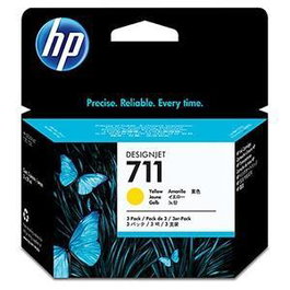 HP Tinta Amarillo Designjet T120-T520 Nº711 Pack 3 - 29ml