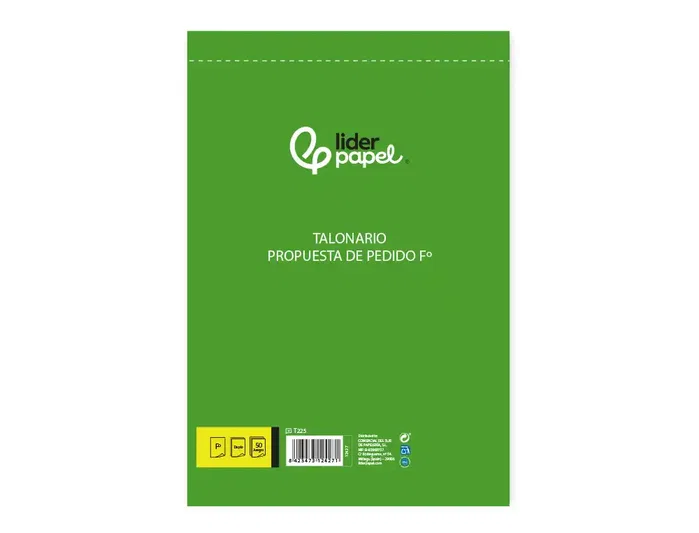 Liderpapel Talonario de pedidos folio original y copia T225 Liderpapel Talonario de pedidos folio original y copia T225