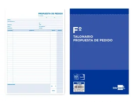 Liderpapel Talonario de pedidos folio original y copia T225