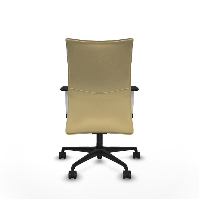 PIQUERAS Y CRESPO Silla Albacete Confidente Crema con Mecanismo Sincro y Brazos 1D PIQUERAS Y CRESPO Silla Albacete Confidente Crema con Mecanismo Sincro y Brazos 1D