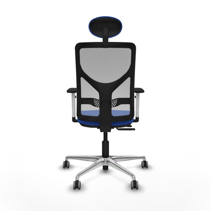 PIQUERAS Y CRESPO Silla de oficina Motilla con mecanismo Sincro/Traslack Azul y Gris PIQUERAS Y CRESPO Silla de oficina Motilla con mecanismo Sincro/Traslack Azul y Gris