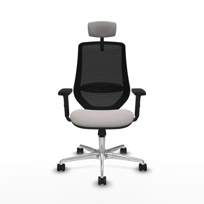 PIQUERAS Y CRESPO Silla de oficina Mardos con mecanismo Sincro, Blanco y Negro PIQUERAS Y CRESPO Silla de oficina Mardos con mecanismo Sincro, Blanco y Negro