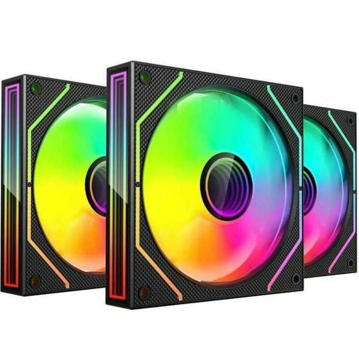 Mars Gaming Kit 3 Ventiladores MF-3DPROKIT ARGB 120mm Negro Mars Gaming Kit 3 Ventiladores MF-3DPROKIT ARGB 120mm Negro
