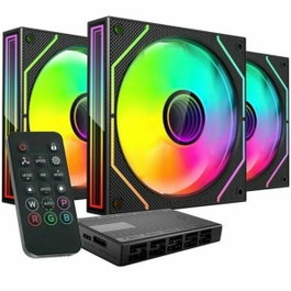 Mars Gaming Kit 3 Ventiladores MF-3DPROKIT ARGB 120mm Negro