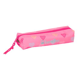 Safta Portatodo Rectangular Benetton Heart con Goma Elástica