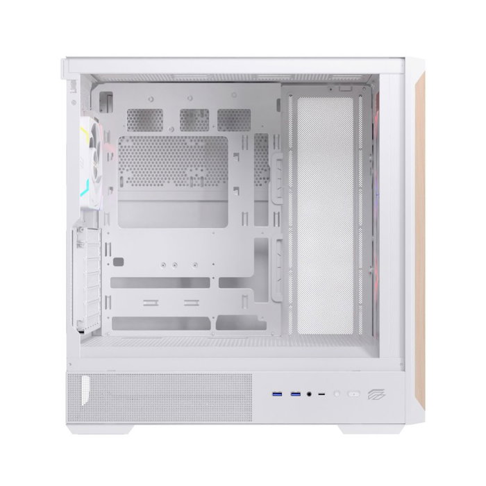 Einarex Caja ATX Semitorre P800 RGB 4 Ventiladores Blanca EXCS-PL-800R-W