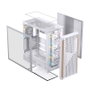 Einarex Caja ATX Semitorre P800 RGB 4 Ventiladores Blanca EXCS-PL-800R-W