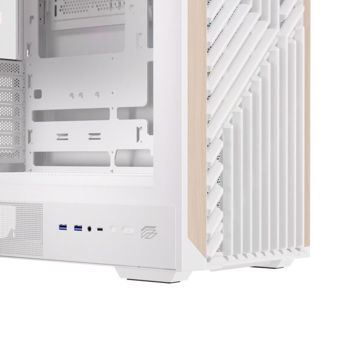 Einarex Caja ATX Semitorre P800 RGB 4 Ventiladores Blanca EXCS-PL-800R-W