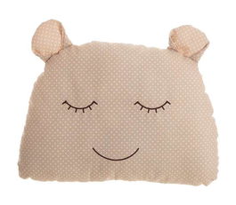 Creaciones Llopis Cojín Parachoques Cuna Oso Topos 35 x 29 cm