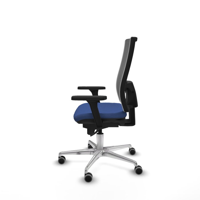PIQUERAS Y CRESPO Silla de oficina Horna con mecanismo Sincro, Azul marino y Gris PIQUERAS Y CRESPO Silla de oficina Horna con mecanismo Sincro, Azul marino y Gris
