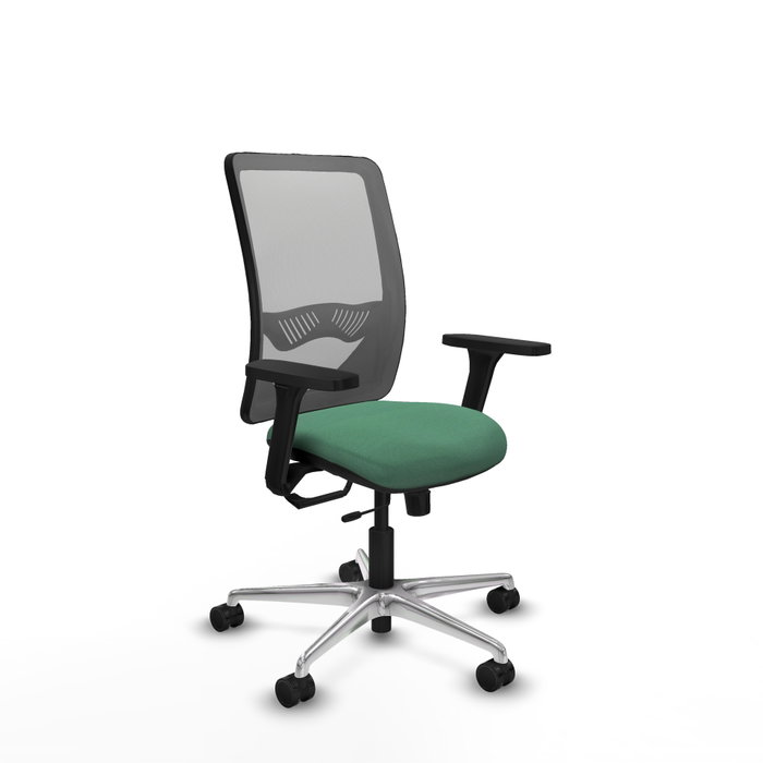 PIQUERAS Y CRESPO Silla de oficina Zulema Verde esmeralda y Gris PIQUERAS Y CRESPO Silla de oficina Zulema Verde esmeralda y Gris