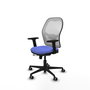 PIQUERAS Y CRESPO Silla de oficina Jorquera Azul claro y Blanco