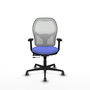 PIQUERAS Y CRESPO Silla de oficina Jorquera Azul claro y Blanco