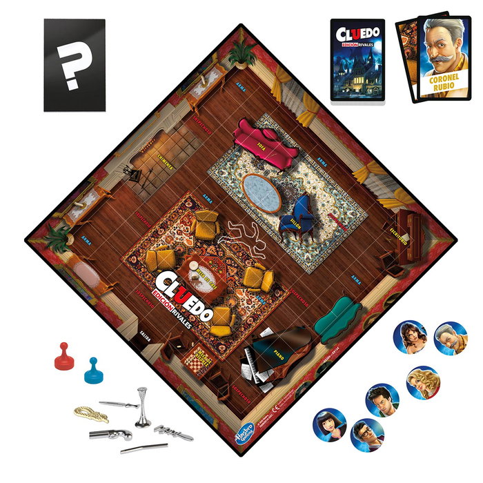 Hasbro Gaming Cluedo Edicion Rivales F9269 Juego de Mesa en Español
