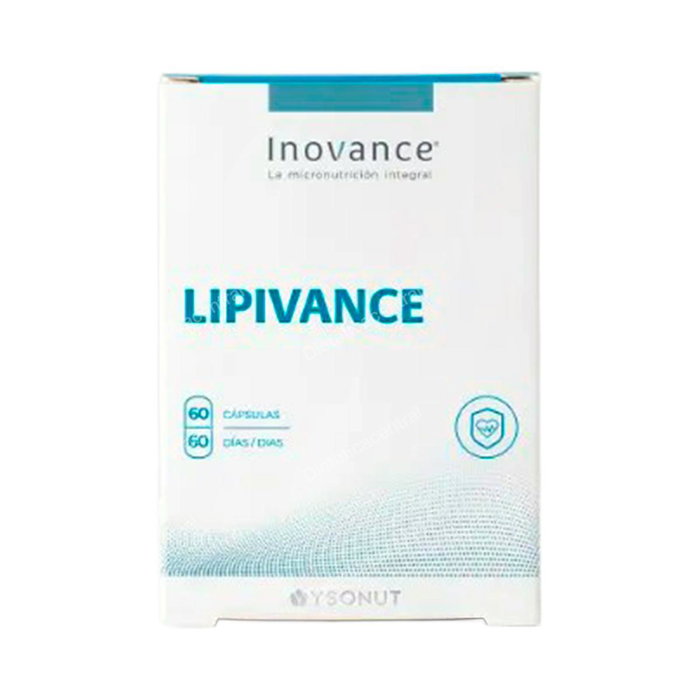INOVANCE Lipivance Suplemento Alimenticio para el Colesterol con Levadura Roja de Arroz, Monacolina K, Q10, 60 Comprimidos INOVANCE Lipivance Suplemento Alimenticio para el Colesterol con Levadura Roja de Arroz, Monacolina K, Q10, 60 Comprimidos