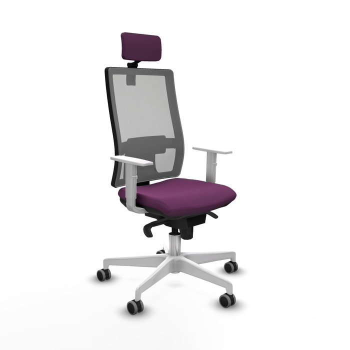 PIQUERAS Y CRESPO Silla de oficina Horna con Mecanismo Sincro, Morado y Gris PIQUERAS Y CRESPO Silla de oficina Horna con Mecanismo Sincro, Morado y Gris