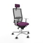 PIQUERAS Y CRESPO Silla de oficina Horna con Mecanismo Sincro, Morado y Gris