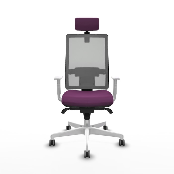 PIQUERAS Y CRESPO Silla de oficina Horna con Mecanismo Sincro, Morado y Gris PIQUERAS Y CRESPO Silla de oficina Horna con Mecanismo Sincro, Morado y Gris