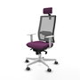 PIQUERAS Y CRESPO Silla de oficina Horna con Mecanismo Sincro, Morado y Gris