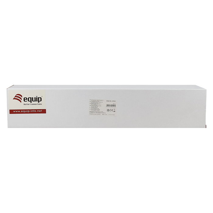 EQUIP Panel de gestión de cables 19 pulgadas con 5 anillos de plástico Stahl 1U Blanco EQUIP Panel de gestión de cables 19 pulgadas con 5 anillos de plástico Stahl 1U Blanco