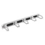 EQUIP Panel de gestión de cables 19 pulg. 5 anillos de plástico 1U Blanco
