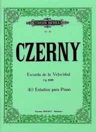BOILEAU, Escuela de velocidad op.299, Karl Czerny