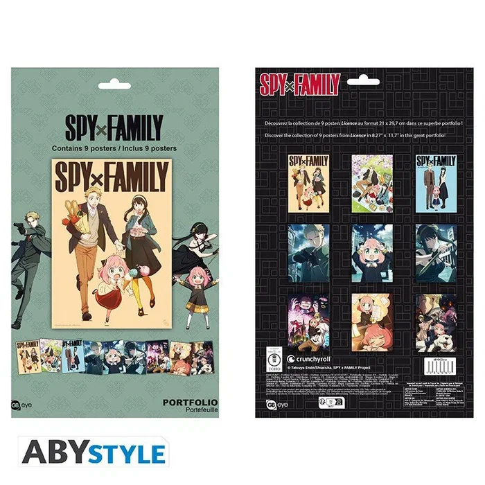 Abystyle Portfolio de 9 pósters Spy x Family Abystyle Portfolio de 9 pósters Spy x Family