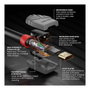 Lindy Cable HDMI Anthra Line 7,5m 4K UHD 2.0 Negro y Gris