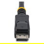 StarTech Cable DisplayPort 1.2 a DisplayPort Macho - 3 m, Certificado VESA 4K Ultra HD 3840x2400, con Conectores con Pestillo