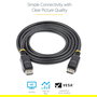 StarTech Cable DisplayPort 1.2 a DisplayPort Macho - 3 m, Certificado VESA 4K Ultra HD 3840x2400, con Conectores con Pestillo