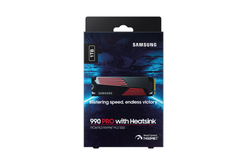 Samsung 990 PRO 1 TB M.2 NVMe con Disipador de Calor y RGB