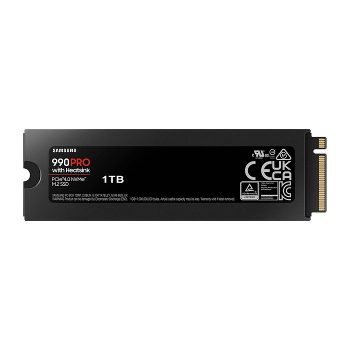 Samsung 990 PRO 1 TB M.2 NVMe con Disipador de Calor y RGB