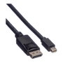 Roline Cable DisplayPort a Mini DisplayPort 1,5 m Negro