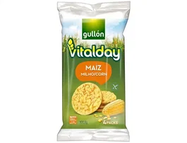 Gullon Tortitas de maíz Vitalday 108 g (4 x 27,5 g)