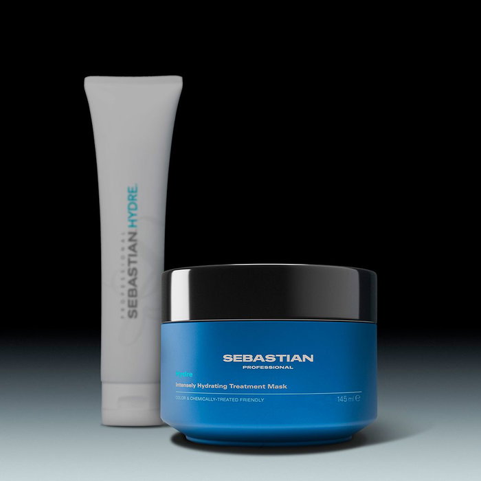 Sebastian Hydre Intense Hydrating Mascarilla 500 ml - Profesional, Intensamente Hidratante, Nutre Cabello Seco, Mejora Suavidad y Manejabilidad