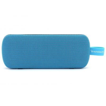 Sunstech BRICKLARGEBL Altavoz Portátil Bluetooth V5.0 10W, IPX7 Sumergible, Antipolvo, Antigolpes, TWS, Radio FM, 6h Batería, Azul