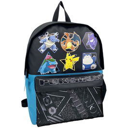 CYP BRANDS Mochila Geo Pokemon 41cm Poliester Adaptable con Compartimento para Ordenador