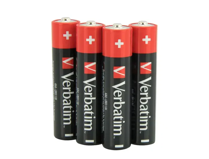 Verbatim Pilas Alcalinas AAA LR03 Pack de 4 unidades