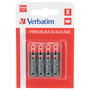 Verbatim Pilas Alcalinas AAA LR03 Pack de 4 unidades