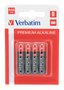 Verbatim Pilas Alcalinas AAA LR03 Pack de 4 unidades