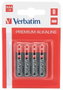 Verbatim Pilas Alcalinas AAA LR03 Pack de 4 unidades