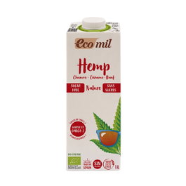 Ecomil Bebida de Cáñamo Bio Sin Azúcar 1L