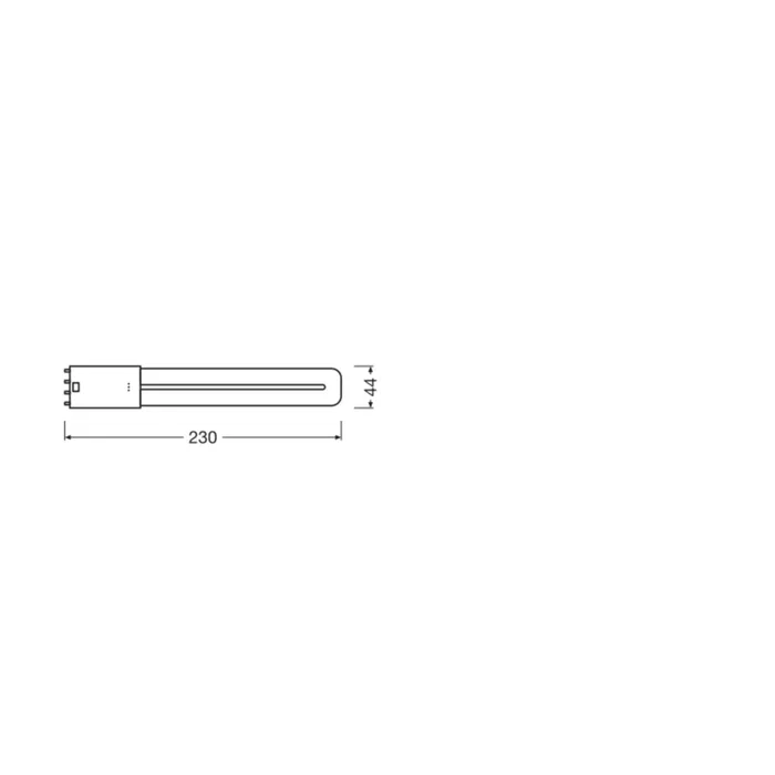 Ledvance DULUX 2G11 8W 1000Lm 4000K 140° Lámpara LED IP20 para Reemplazo de Fluorescente Compacto