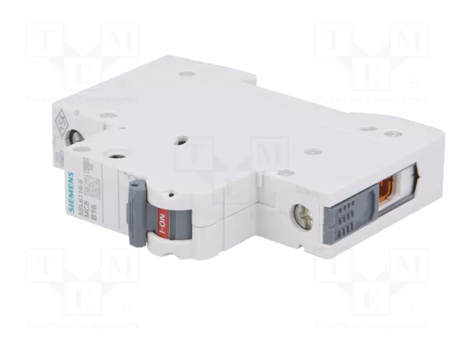 Siemens 5SL61166 Interruptor Magnetotérmico 1 Polo 16 A 230/400 V 6 kA Siemens 5SL61166 Interruptor Magnetotérmico 1 Polo 16 A 230/400 V 6 kA
