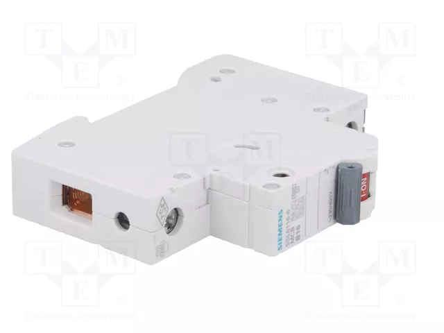 Siemens 5SL61166 Interruptor Magnetotérmico 1 Polo 16 A 230/400 V 6 kA Siemens 5SL61166 Interruptor Magnetotérmico 1 Polo 16 A 230/400 V 6 kA