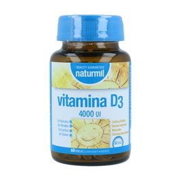 Naturmil VITAMINA D3 4000 UI 60 Cápsulas