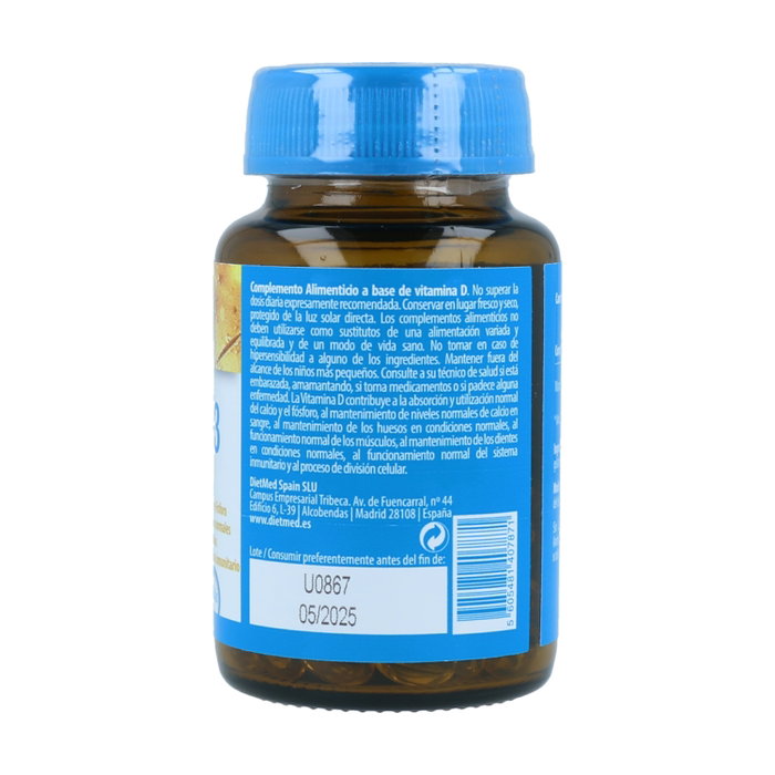 Naturmil Vitamina D3 4000 UI 60 cápsulas Naturmil Vitamina D3 4000 UI 60 cápsulas