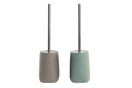DKD Home Decor Escobillero Dolomite Inox Pack de 2 (Surtido)