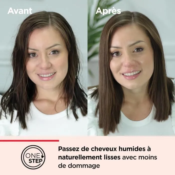 Revlon One-Step Air Straight RVDR5330E Cepillo Alisador y Secador Negro y Rojo